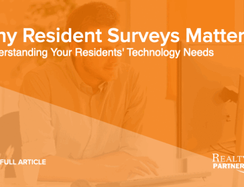Why Resident Surveys Matter: Internet Satisfaction
